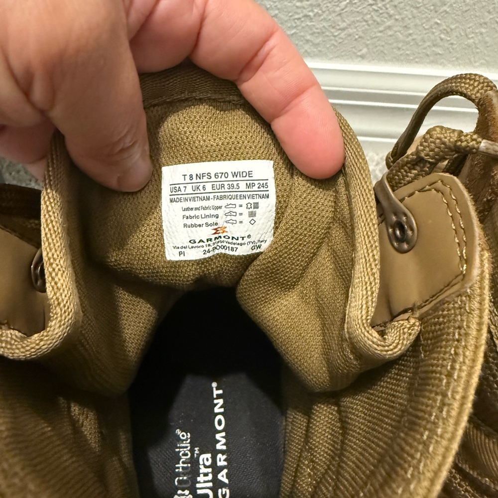 Women's Tan Combat Boots